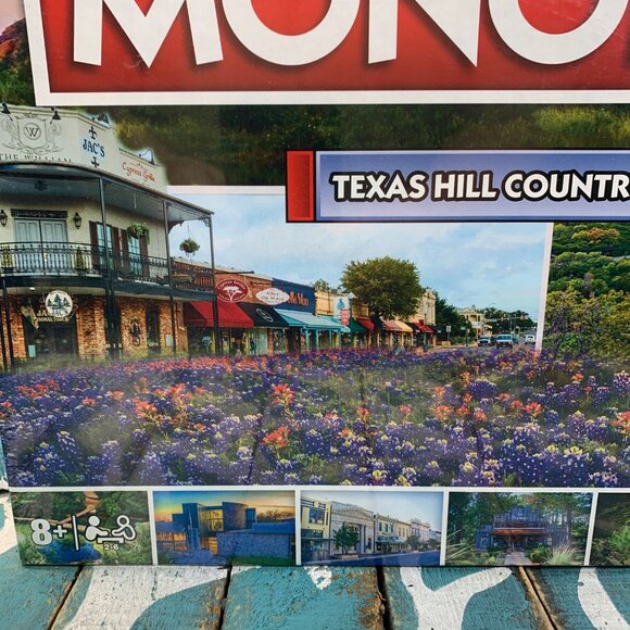 NEW Monopoly Board Game "Texas Hill Country Edition" For Age 8 + and 2-6 Players - Picture 3 of 8